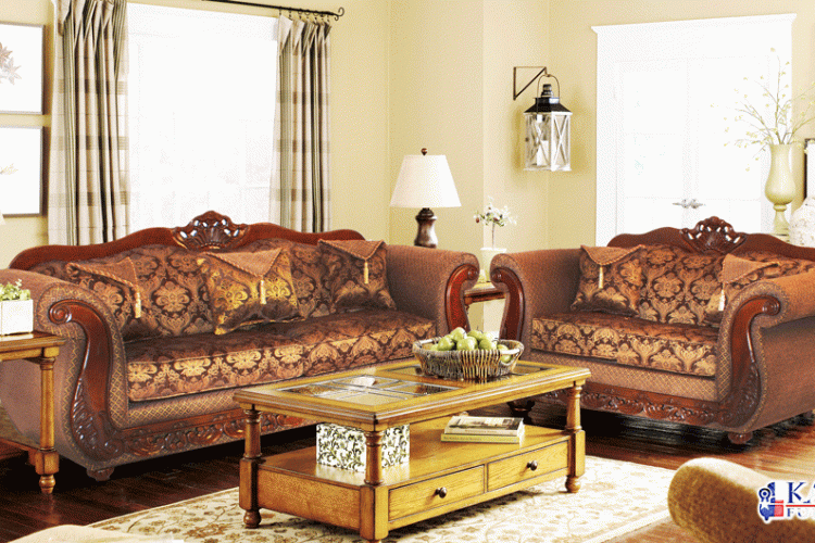 Style #998-sofa_love- Fabric#25 Brown